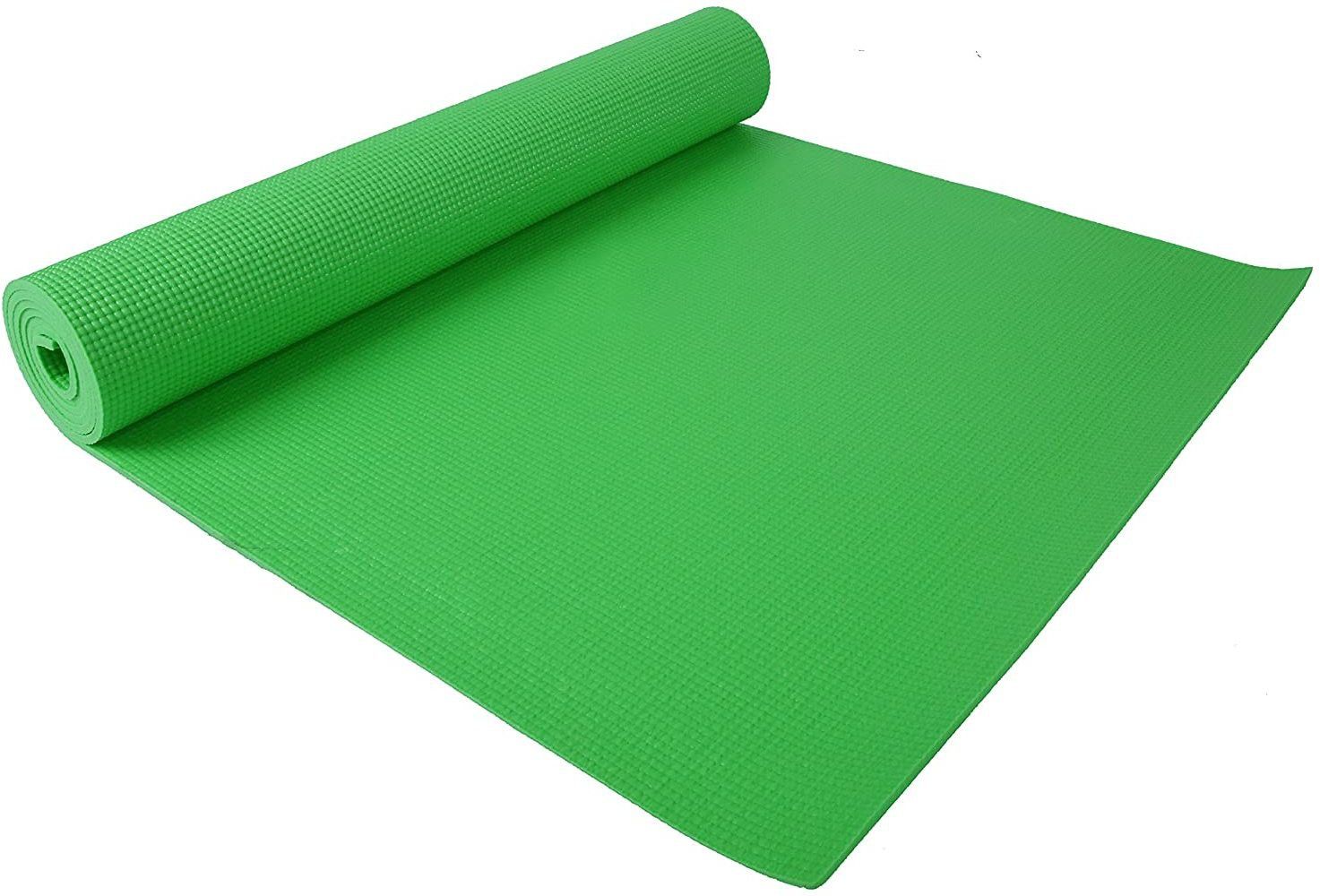chiku Eco Friendly Exercise Gym mats For Men & Women With strap Green 4 mm Yoga Mat-picture-13