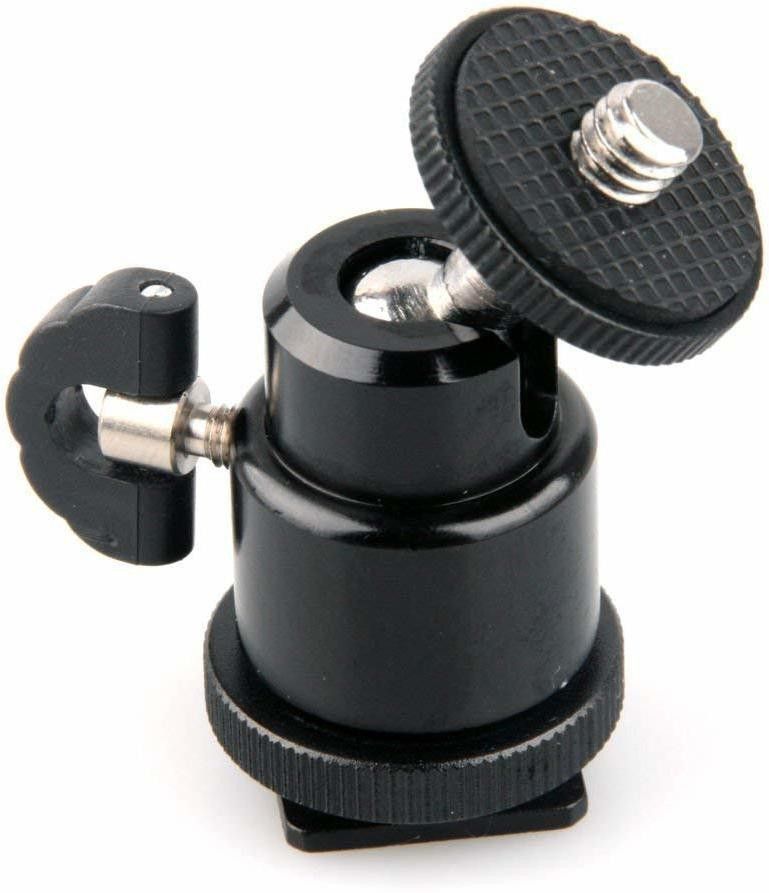 Hiffin Adjustable Swivel Angle Ball 1/4" Hot Shoe Mount Adapter Holder Camera Video Flash Shoe Adapter-picture-28