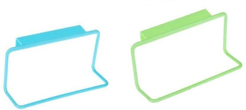 Cupboard Over Door Kitchen Towel Hanger, Door Towel Rack, Kitchen Napkin Rack, 2 Piece Pack Multicolor Towel Holder-image-22
