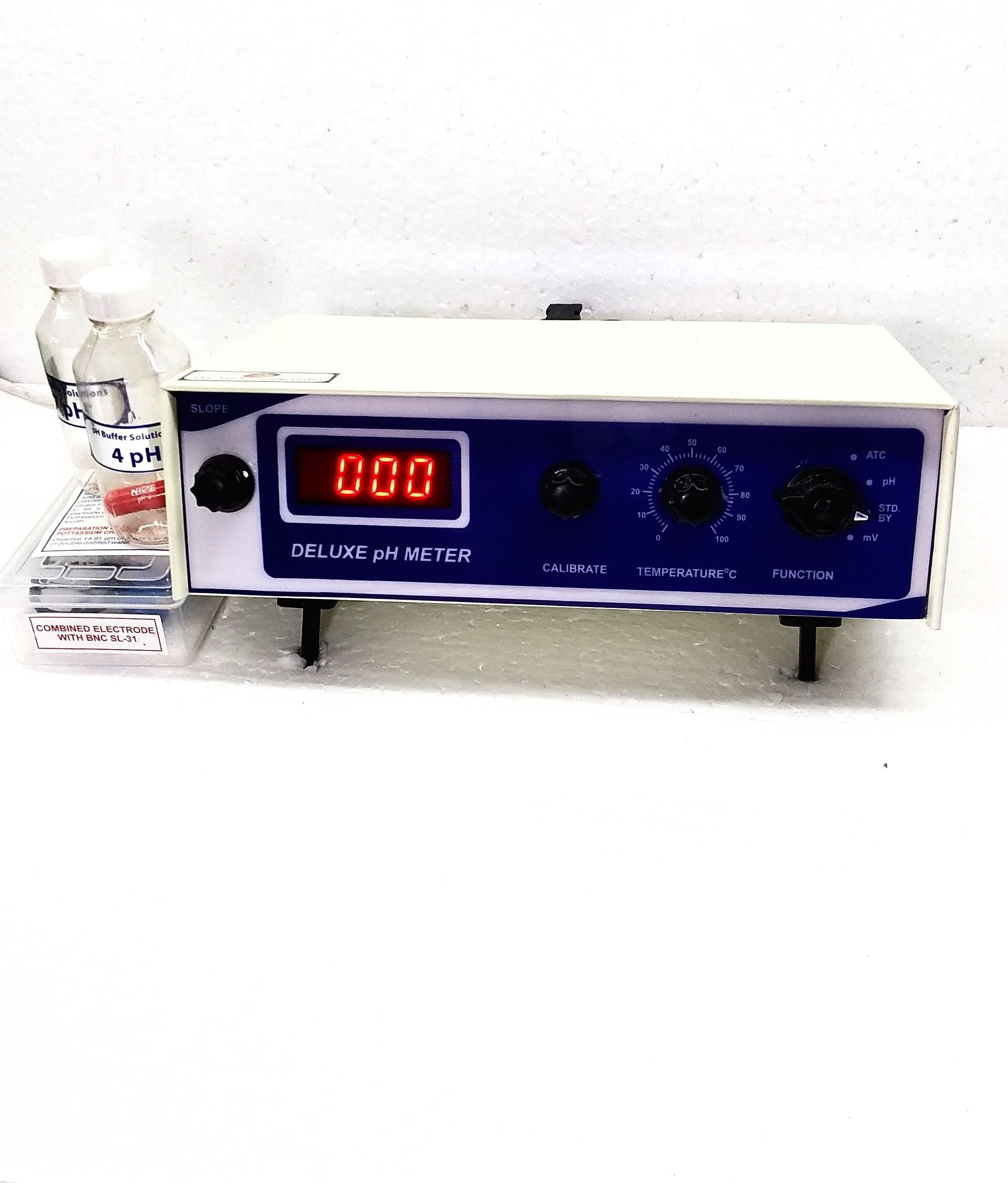sky technology india Digital Deluxe PH Meter/ PH Meter (ATC MODEL NO STI 432 ) Digital pH Meter-picture-24
