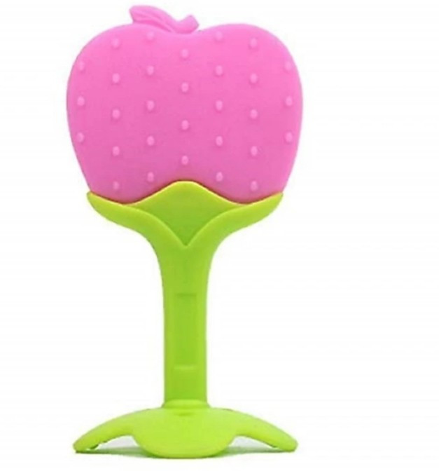 child chic PINK APPLE FRUIT SHAPE TEETHER Teether image 1
