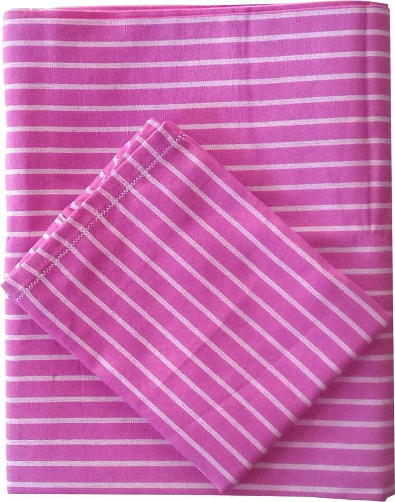 tentex 104 TC Cotton Single Striped Flat Bedsheet-picture-27