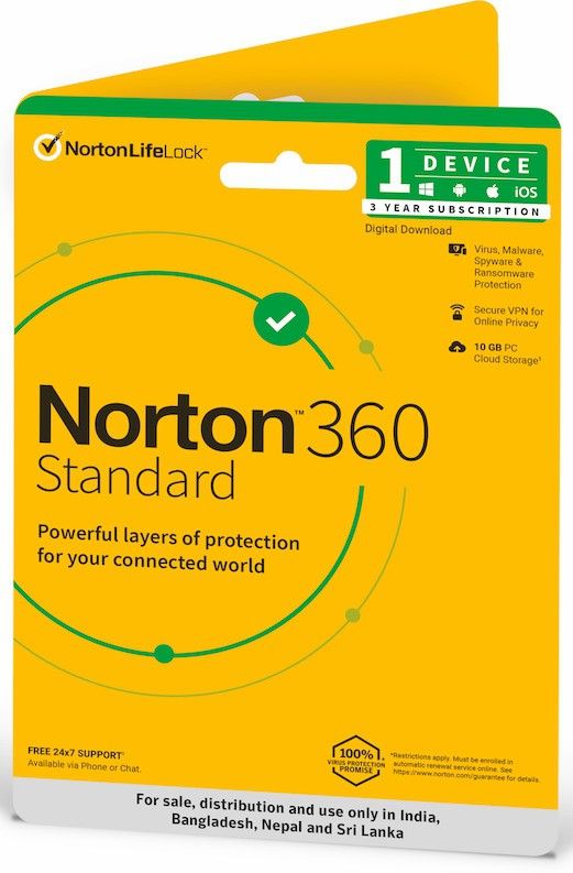 Norton 360 Standard 1 PC 3 Year Total Security (Physical Sleeve)(Standard Edition)-image-32