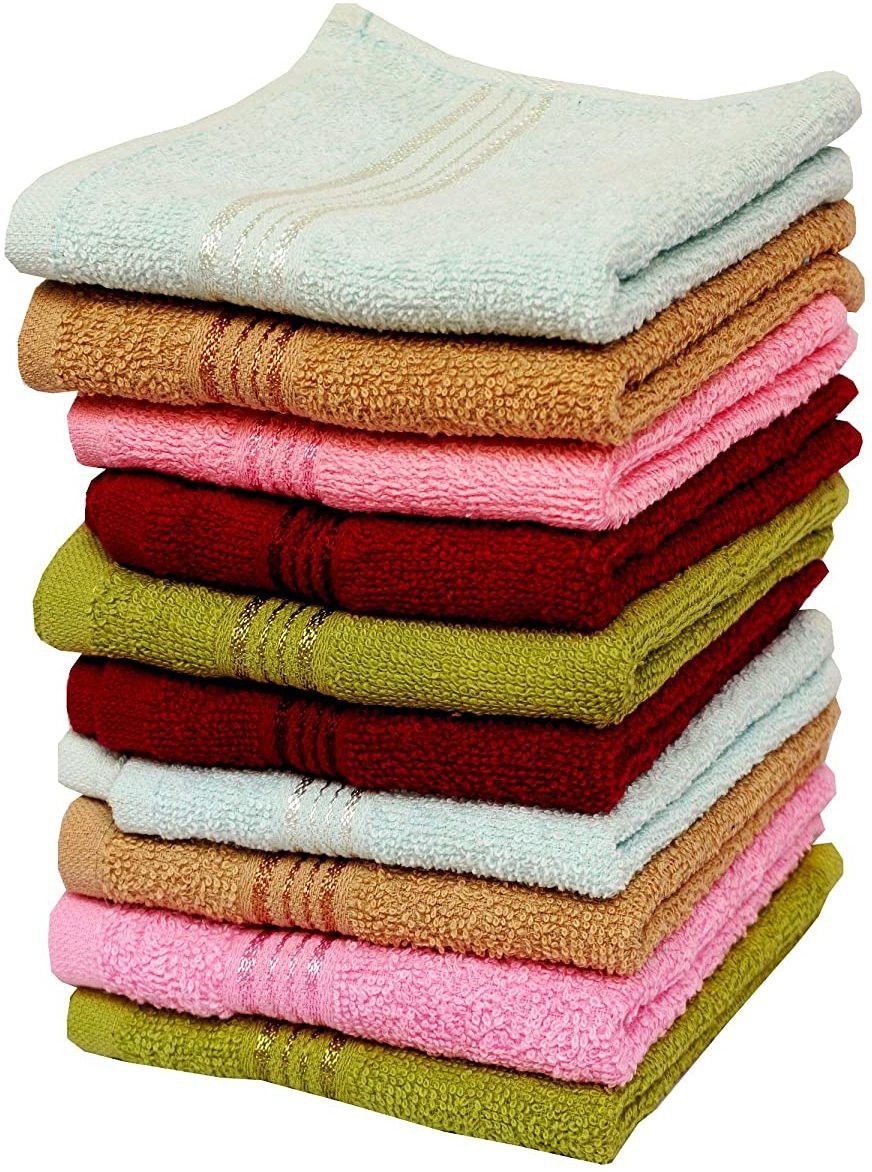 Cotton 200 GSM Hand, Face Towel Set-image-15