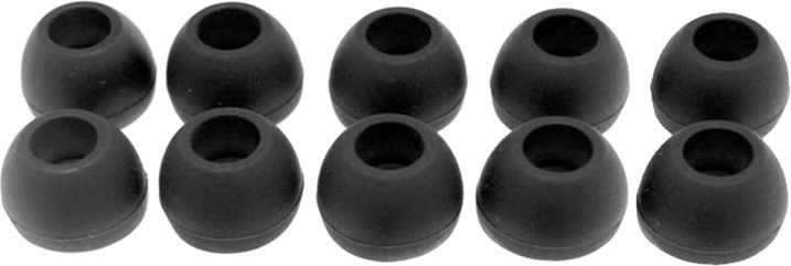 Somapa Soft Silicone Black Color Rubber Earbuds Tips Eartips Earpads Earplugs in Earphones and Bluetooth Medium Size (10 Pcs Pack, Black) In The Ear Headphone Cushion-image-46