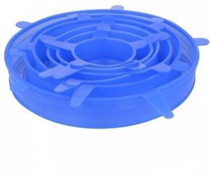 Reusable Silicone Stretch Lids, Durable Food Storage Covers for Bowls, Fit Different Sizes & Shapes of Container, Dishwasher & Freezer Safe (Pack of 6) 2.6 inch, 3.7 inch, 4.5 inch, 5.7 inch, 6.5 inch, 8.3 inch Lid Set-image-5