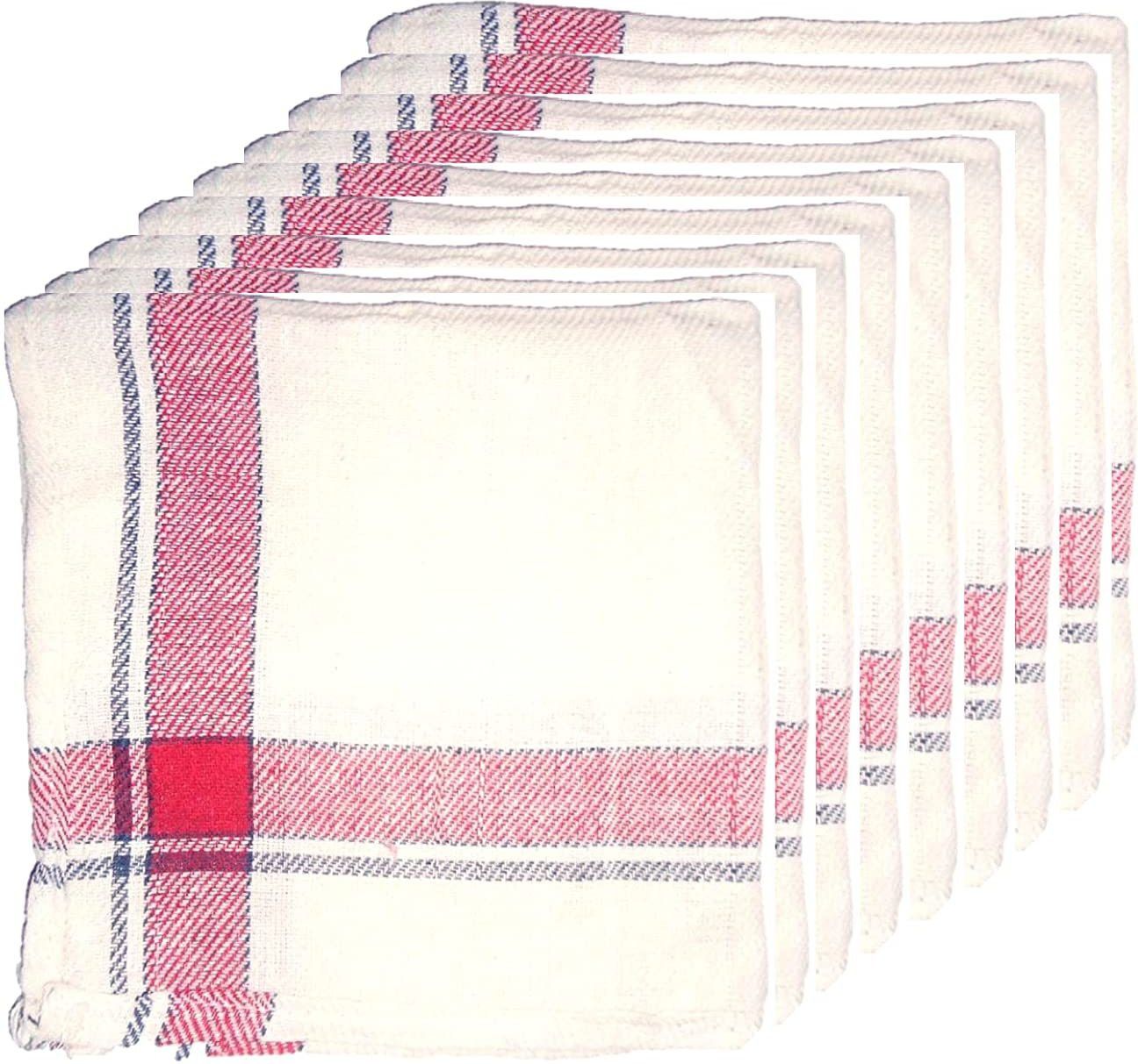 kitchen white duster 18*18 pack of 12 jk Wet and Dry Cotton Cleaning Cloth-image-7