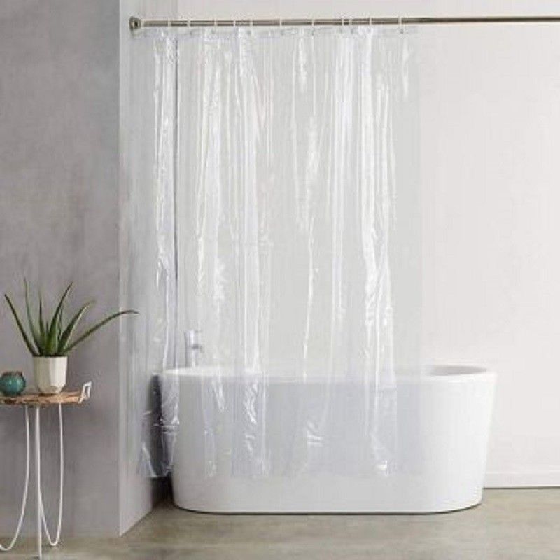 liv 274 cm (9 ft) PVC Transparent Long Door Curtain Single Curtain-picture-16
