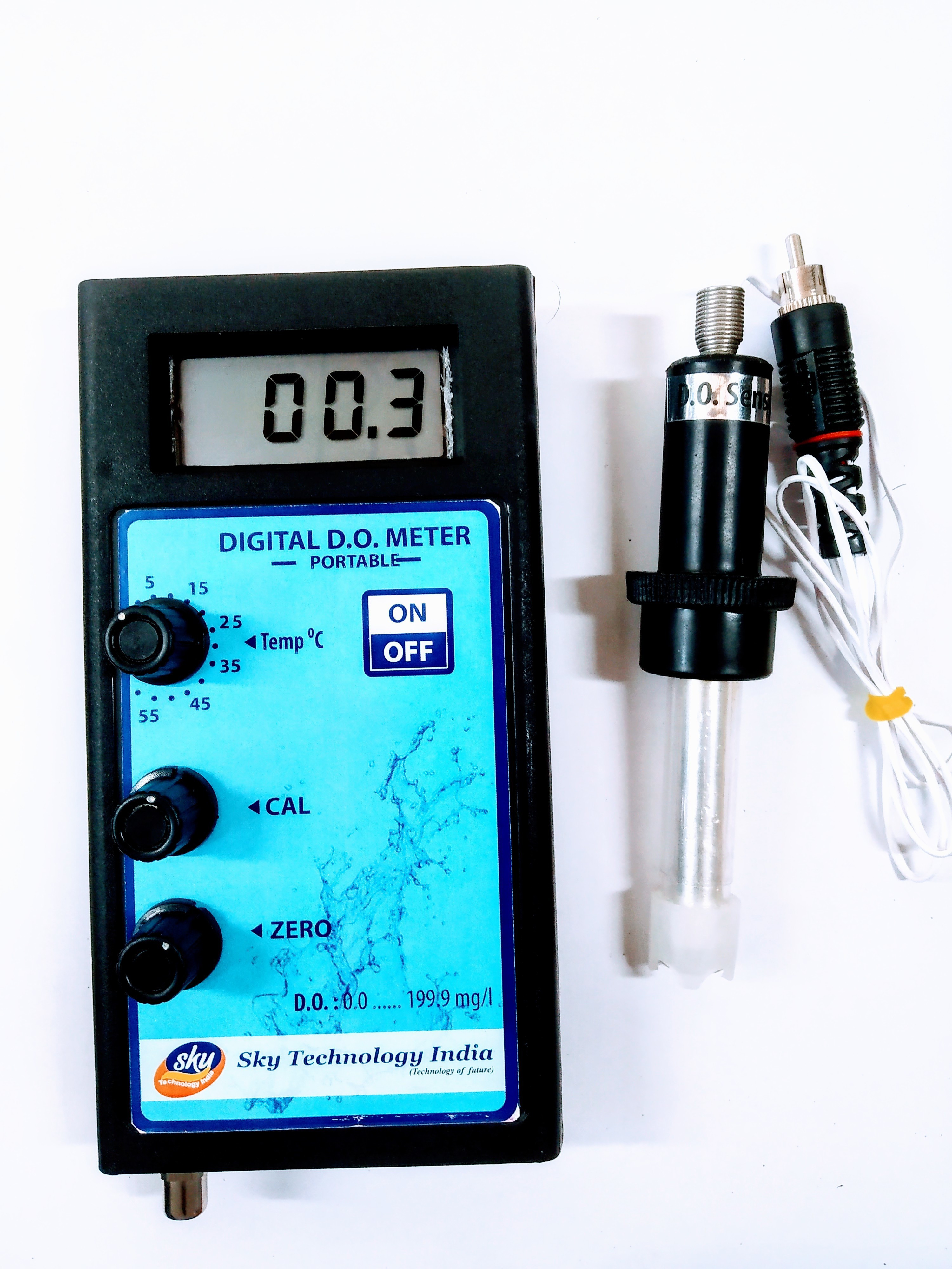 sky technology india Digital Dissolved Oxygen Meter /D O Meter /hand held D O METER /Portable D O Meter (model no STI 405 ) pH/ISE/ORP Meter image 1