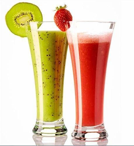 shopgenix mart (Pack of 6) Brightlight Traders Pilsner Juice/Beer/Mocktail/Milkshake Glasses Set of 6 - 350ml Glass Set Beer Mug-picture-12