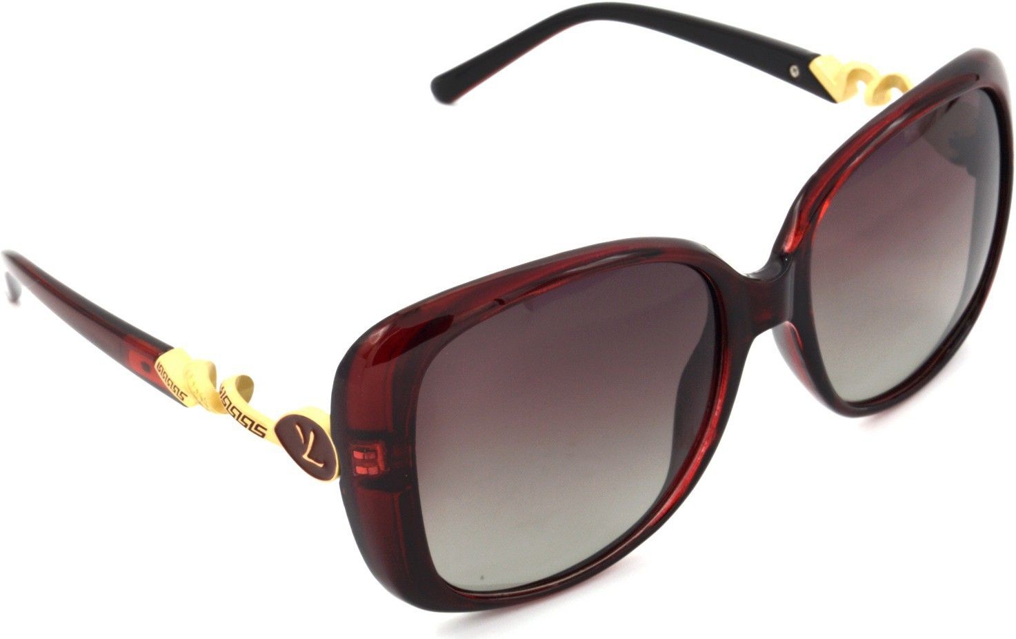 hrinkar polarized UV Protection, Mirrored, Polarized Rectangular Sunglasses (Free Size)-picture-28