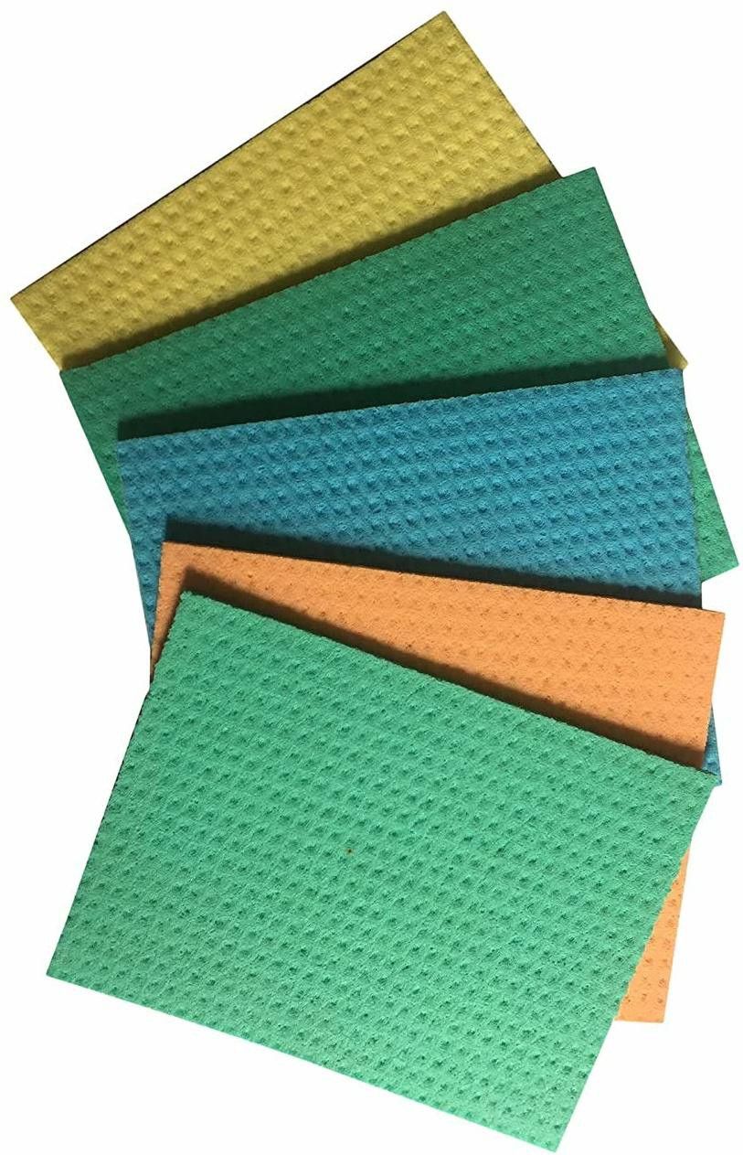 poksi Cellulose Sponge Mop Pack of 5 Wet and Dry Sponge Cleaning Cloth-picture-32