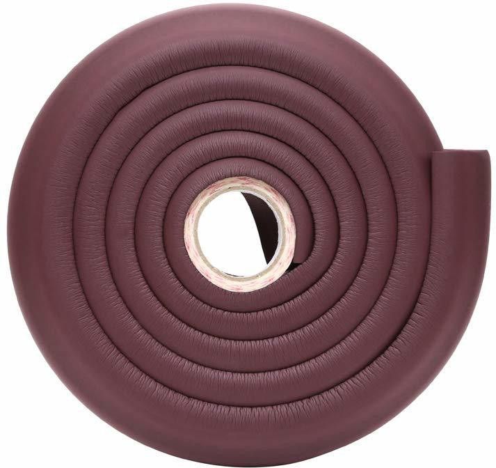 Corner & edge guard protector 2 metre strip for Baby safety proofing I Used on glass & Wooden Furniture, wall I 6.5 Ft Edge I Extra Thick-image-32