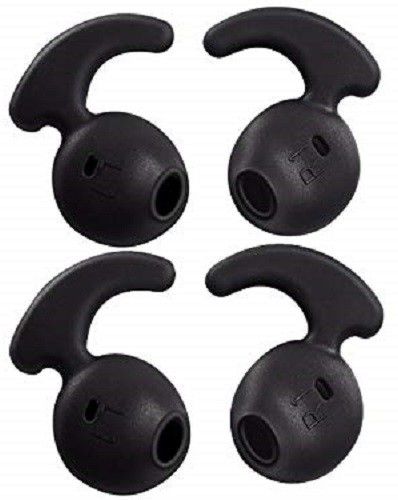 Statusbright Replacement Ear Buds for Samsung S7edge - Black (Pack of 4) Over The Ear Headphone Cushion