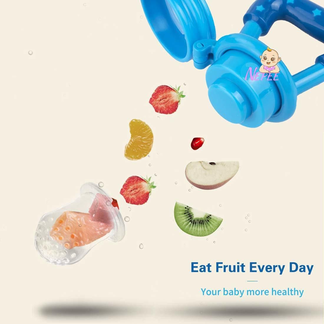 dasji Kids 1 Pc Baby Pacifier Food Feeder Silicone Fresh (Multicolor) Soother-image-8