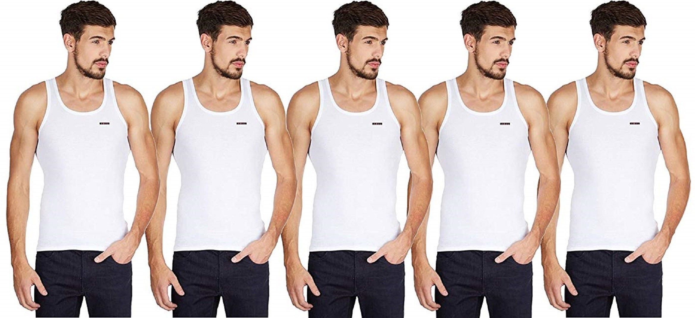 amul comfy Pack of 5 COMFY VEST Men Vest-picture-28