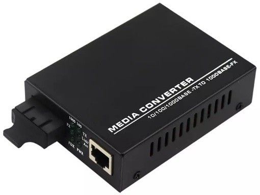 IHT Media Converter 20 Km Single Mode Double Fiber 1 Pair (OTE-SMDF20) 2 Ports 100 Mbps Unmanaged Network Switch-image-2