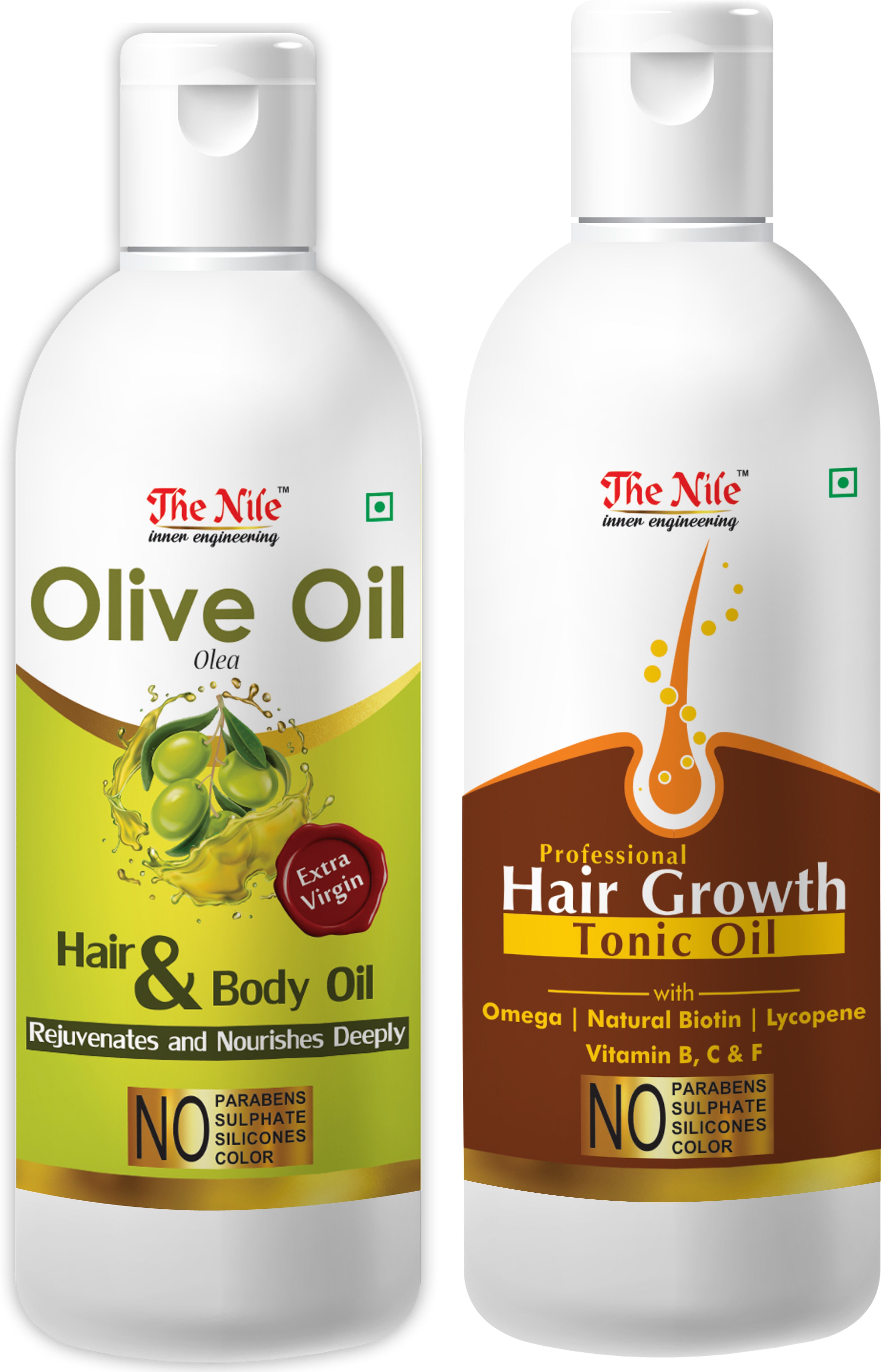 100 % Pure Olive Oil To Support Hair Regrowth and Body, Rejuvenates and Nourishes Deeply 100 ML + 100 % Pure and Natural Hair Growth Tonic For Hair Regrowth, Anti Hair Fall 150 ML (Combo Offer of 2 Bottle) (250 ML) Hair Oil-image-34