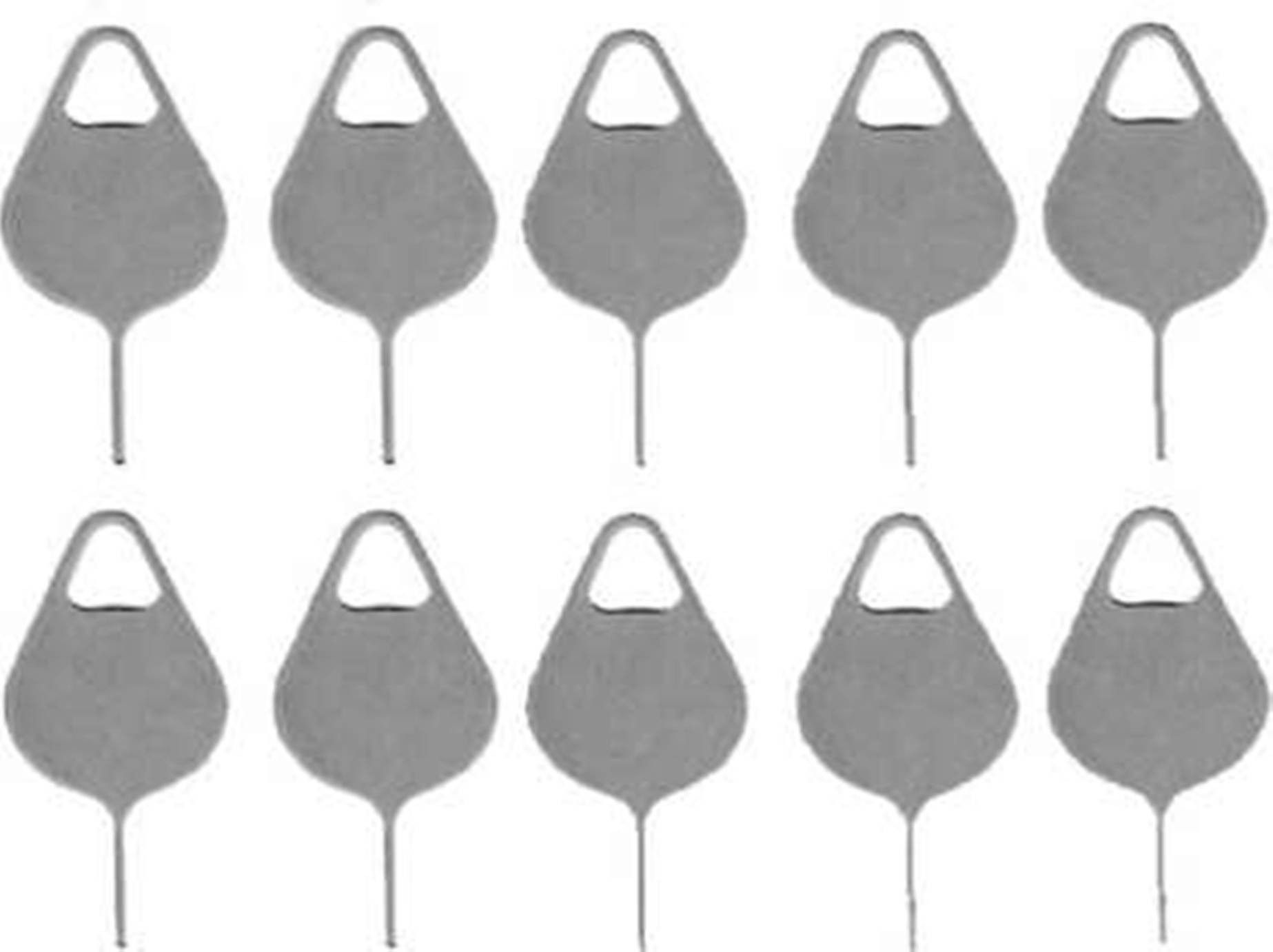 BBS PRO 10 pcs Mobile Sim Ejector pin Tools Tray Holder Opener Sim Adapter Sim Adapter (Steel) Sim Adapter-image-8