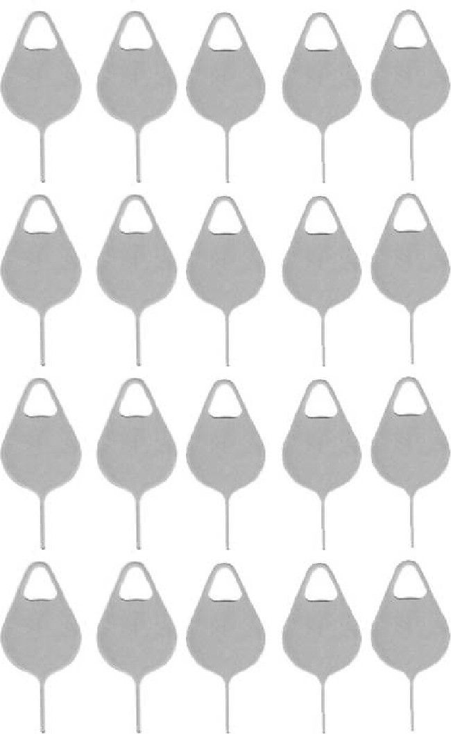 BBS PRO 20 pcs Mobile Sim Ejector pin Tools Tray Holder Opener (Steel) Sim Adapter-picture-34