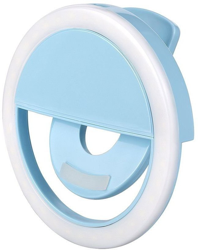 I-Birds Enterprises Selfie Ring Light for Mobile Camara Light Video Shooting Flash Rechargeable All Device Supported with 3 Brightness Modes Ring Flash image 1