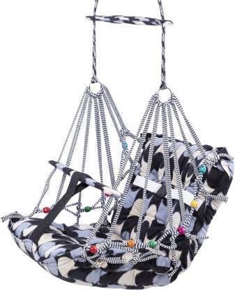 unique star Luximal New Comfortable Cotton Baby Swing for Kids/Babies Folding and Washable With Safety Belt Home Garden Indoor Outdoor Swings Swings (Multicolor) Swings-picture-16