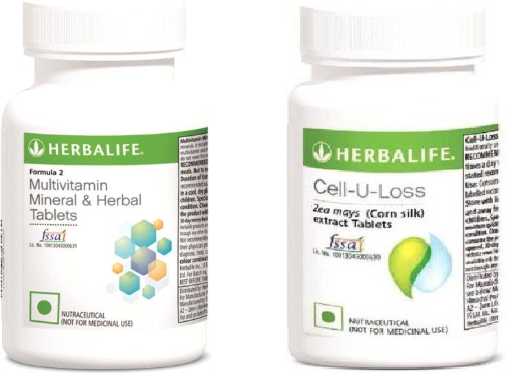 herbalife Body Health Package | Cell U-Loss + Multivitamin Tables | 90 Tables | Pack of 2 Nutrition Drink-picture-3