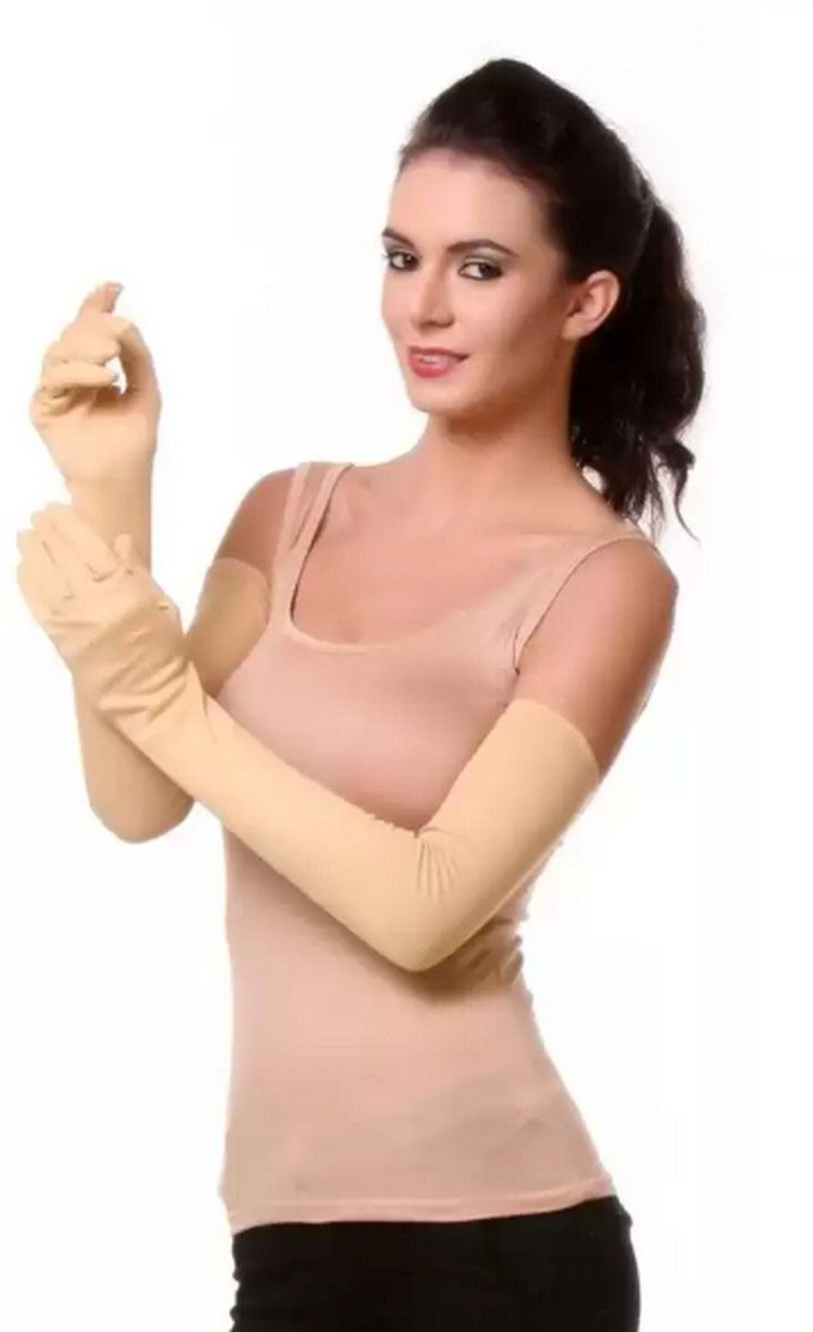 Solid Protective Women Gloves