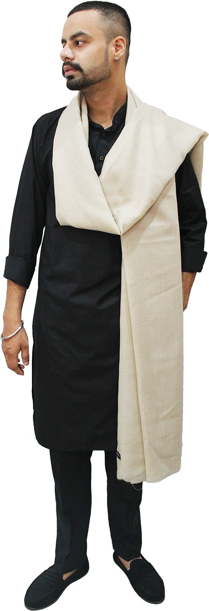 Hautemoda Pashmina Solid Men Shawl-picture-11