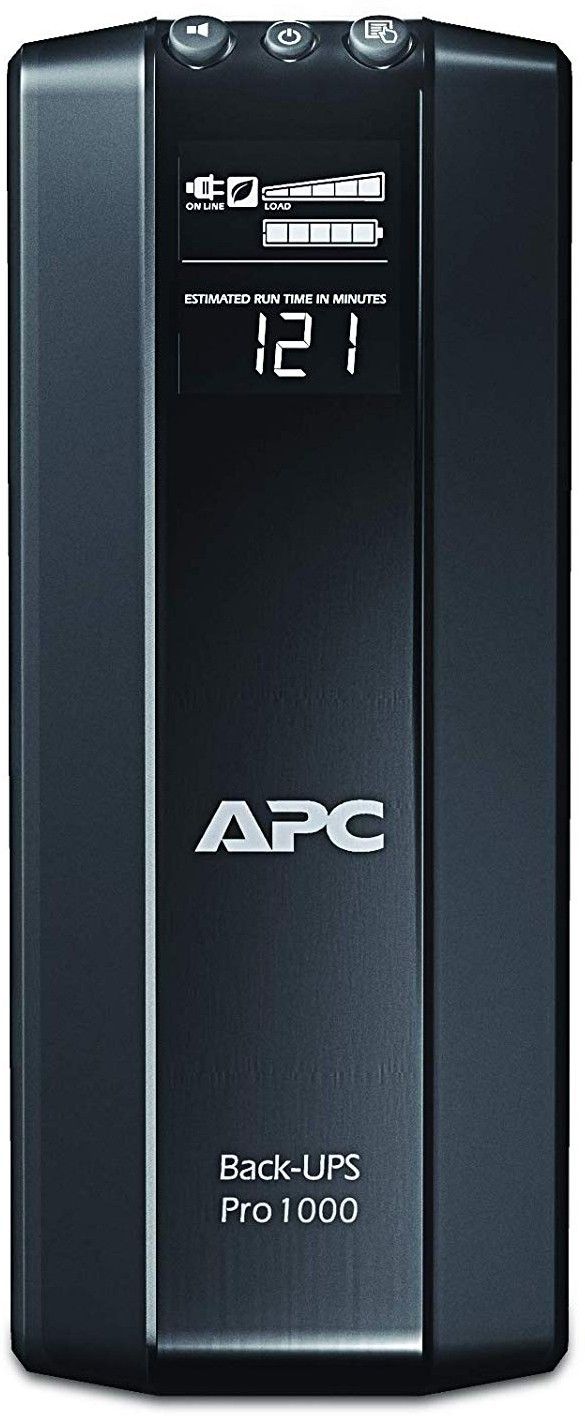 APC BR1000G-IN 230 V Line-interactive Tower Model UPS with Overload Protection with Digital Display 6 Outlet Plugs