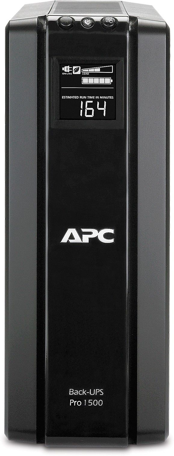 APC Back-UPS BR1500G-IN 230 V Line-interactive Tower Model UPS with Overload Protection with Digital Display 6 Outlet Plugs-image-0