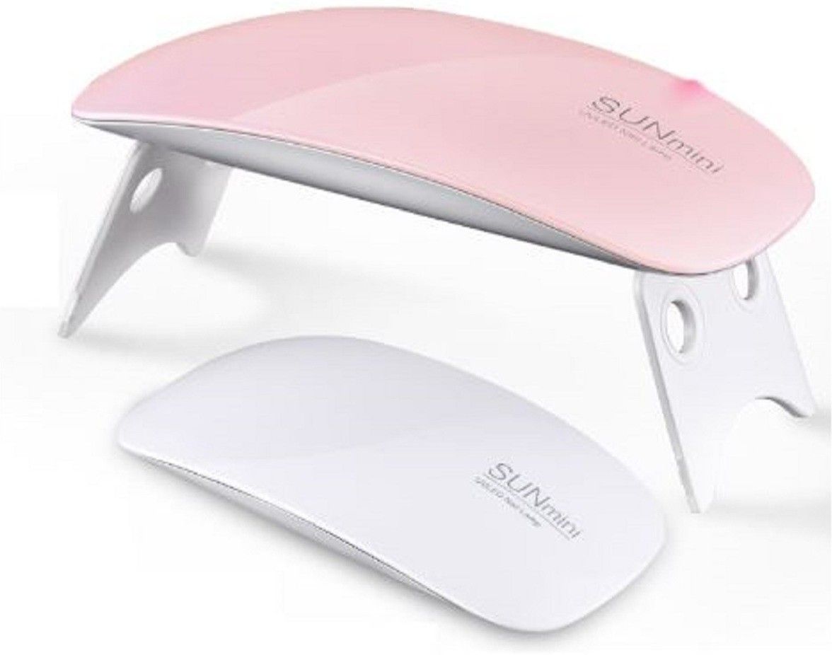 6W LED UV Nail Polish Dryer Curing Lamp Light Portable for Gel Based Polishes Nail Polish Dryer