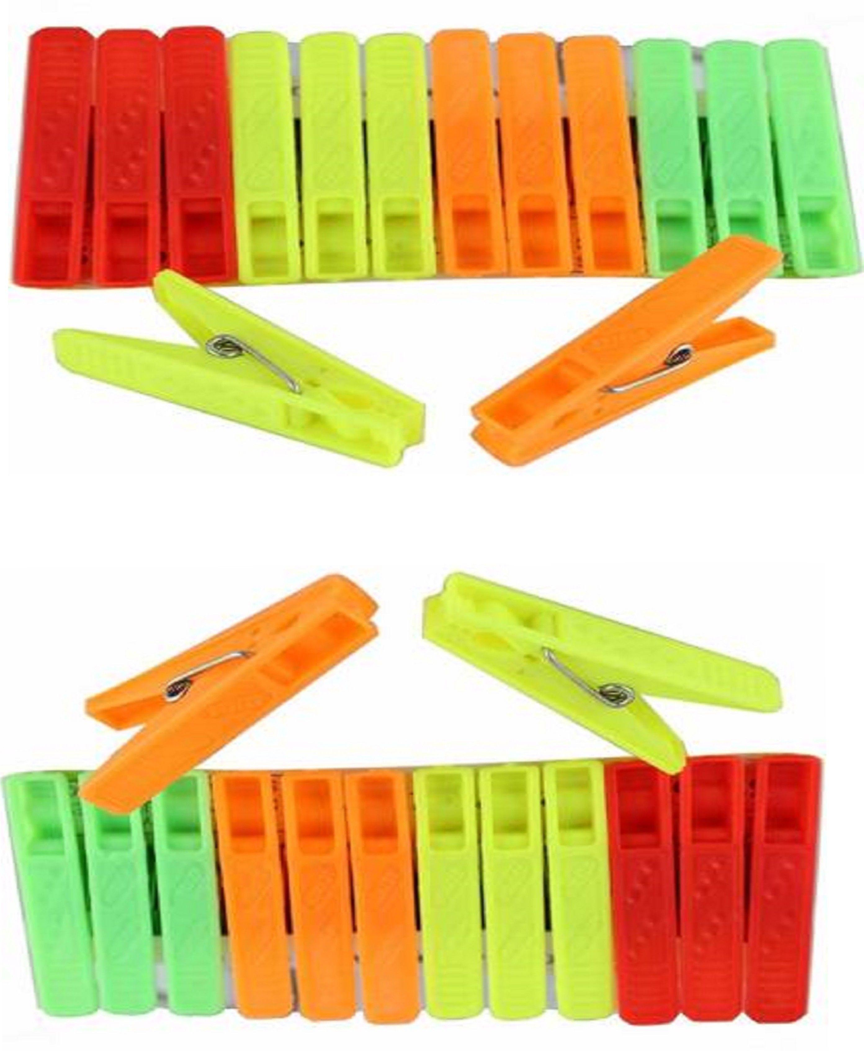 Cloth Clips (24 pack) Plastic Cloth Clips-image-37
