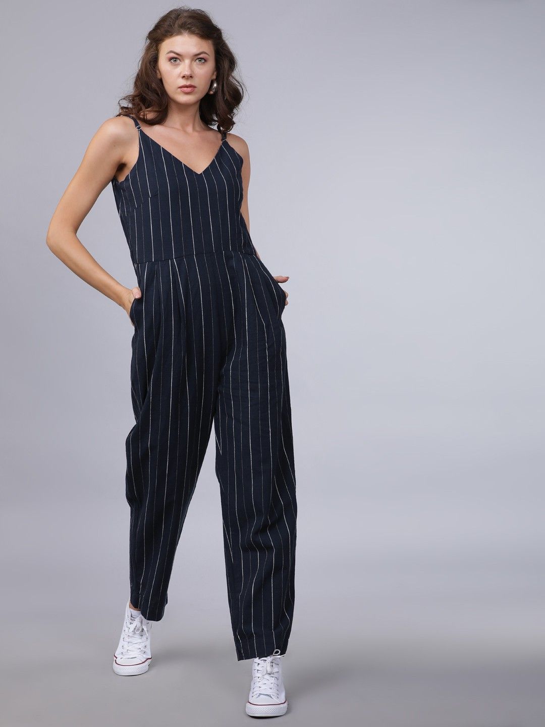 tokyo talkies Striped Women Jumpsuit-picture-10