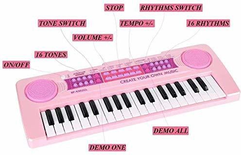37 Keys Multi-Function Charging Electronic Kids Piano Keyboard Educational Toy Organ for Kids Toddlers Children with Microphone-image-33