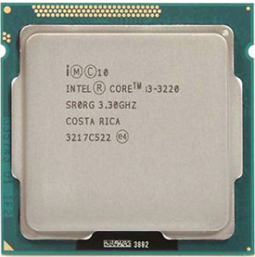 Intel i3 (3220) 3rd Generation Processor for H61 Motherboards 3.3 GHz LGA 1155 Socket 2 Cores Desktop Processor image 1