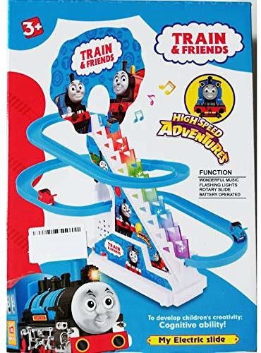 Funny Train & Friends Battery Operated Race Toy