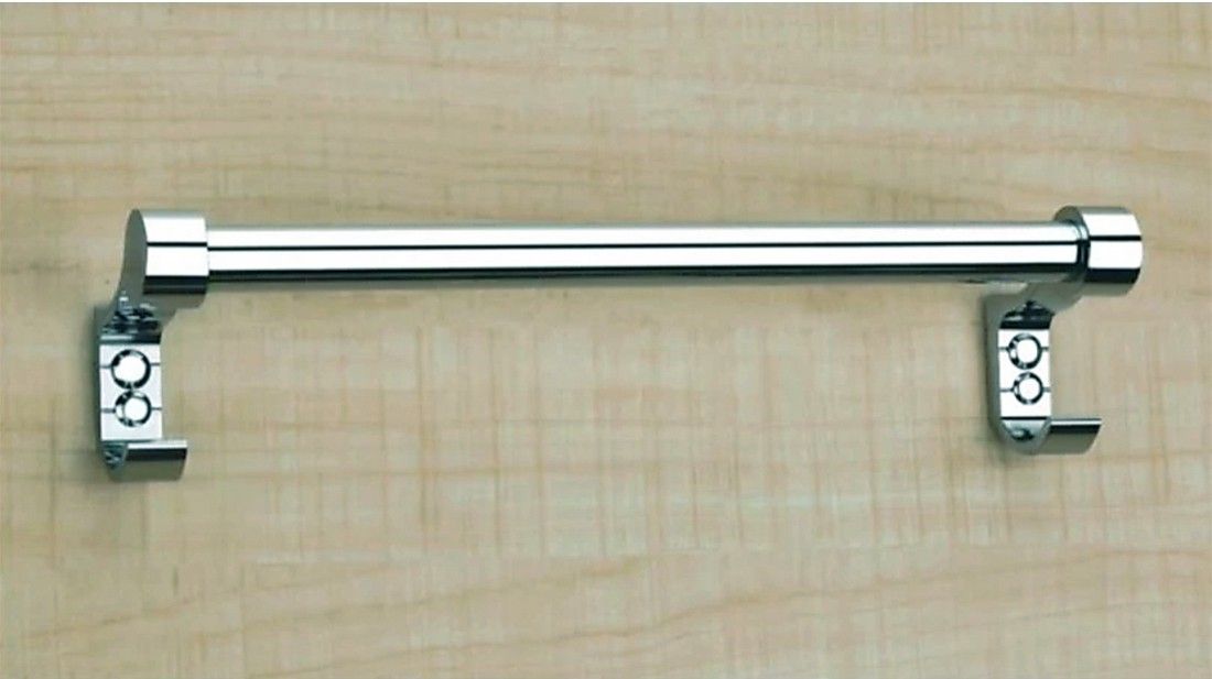 Stainless Steel 24 Inch Bathroom Towel Rod Holder/Towel Stand/Towel Hanger 24 inch 1 Bar Towel Rod