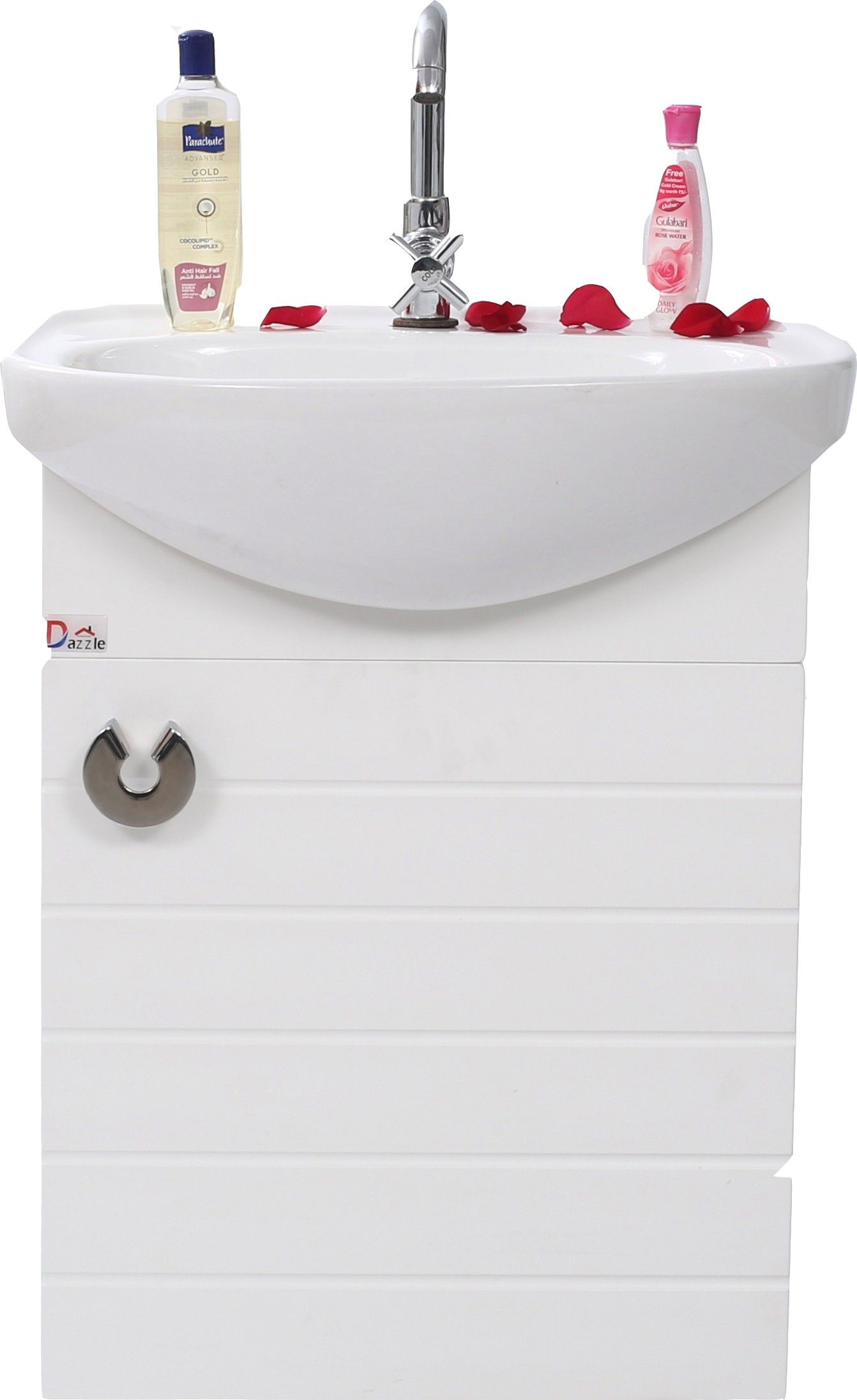 la dazzle Kitchen Modular BWR Plywood Vanity Washbasin Cabinet Washroom W 3255 Z-White Table Top Basin-picture-15