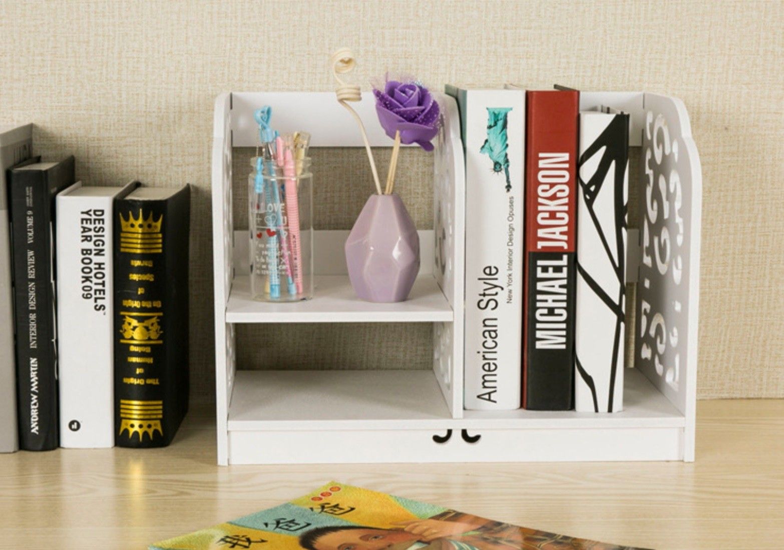 Plastic Open Book Shelf-image-28