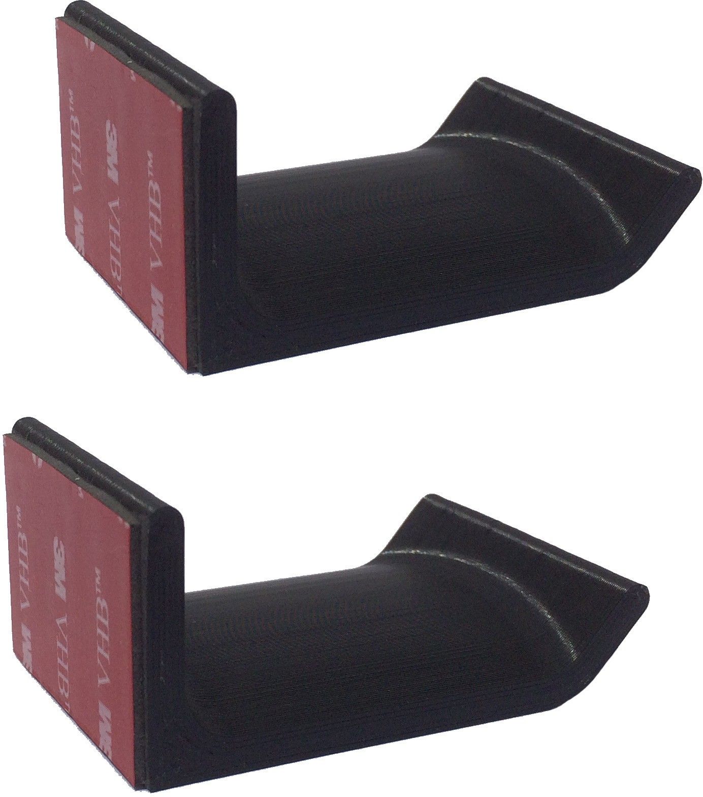 makerV Headphone holder Gaming Headset hanger Wall/Vertical mount Head phone hook: Pack of 2 Headphone Stand