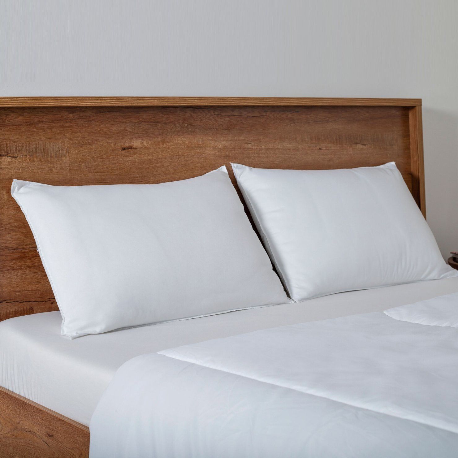 Polyester Fibre Sleeping Pillow Pack of 2 Solid-image-28