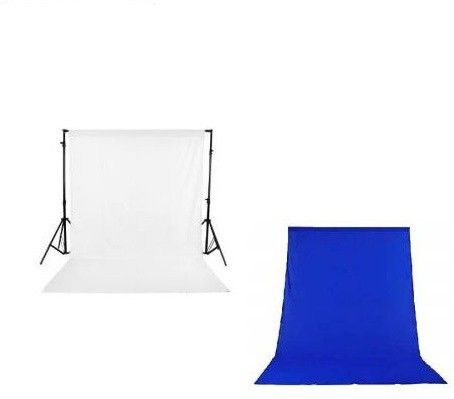 Cam cart 8 x10 FT White, Blue LEKERA Backdrop Photo Light White Reflector Umbrella-image-43