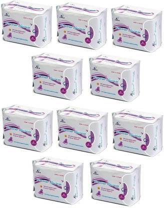 airiz ACTIVE OXYGEN & NEGATIVE ION RELEX SOFT COTTON SANITARY PAD FOR DAY USE (Pack of 10) Sanitary Pad image 1