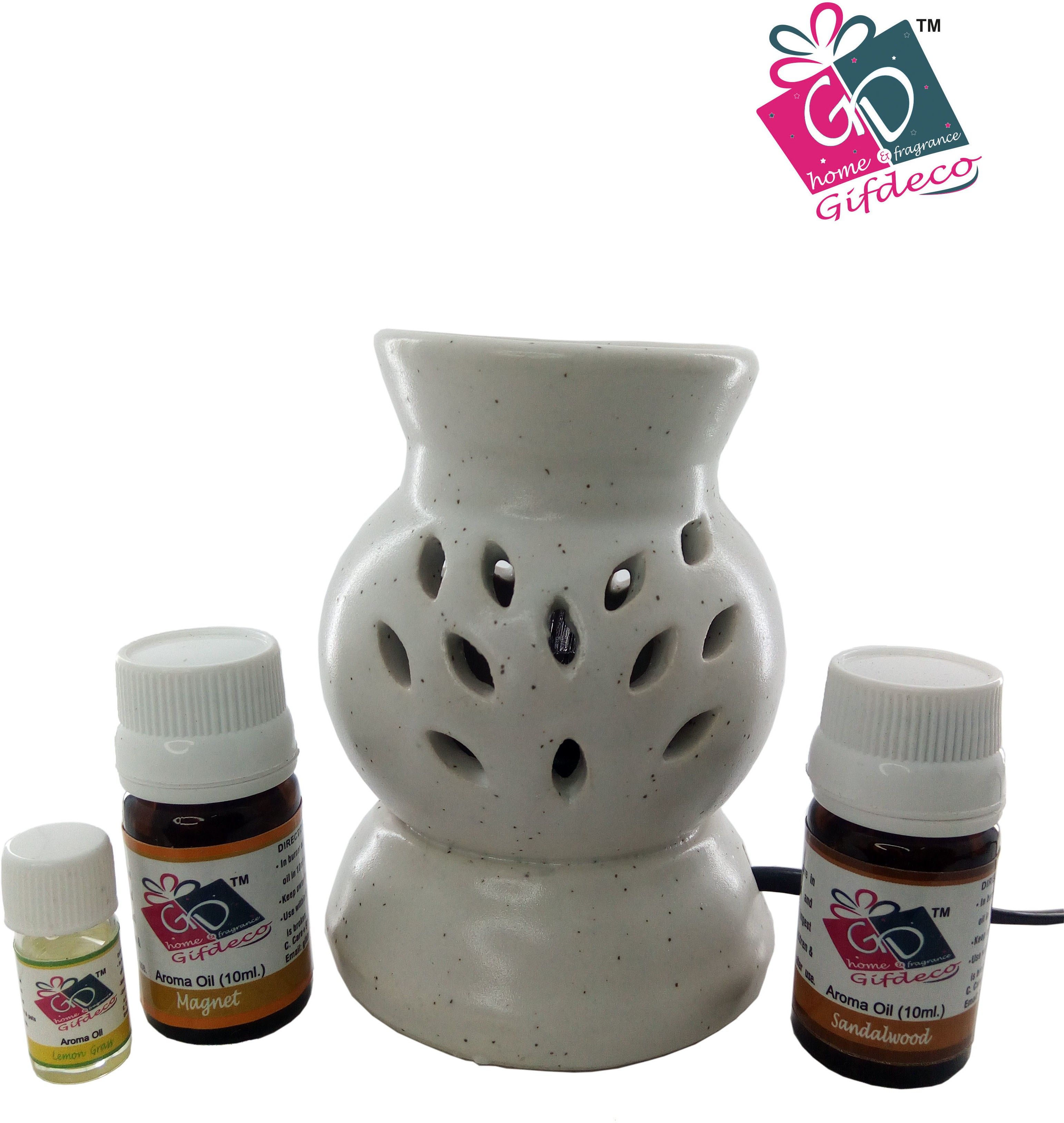 SANDALWOOD 10 ML, MAGNET 10 ML, LEMON GRASS 3 ML Diffuser Set, Diffuser, Aroma Oil-image-31
