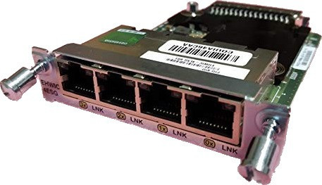 CISCO EHWIC-4ESG= Enhanced High-Speed WAN Interface Card - 4 x 10/100/1000Base-T WAN Network Interface Card image 1