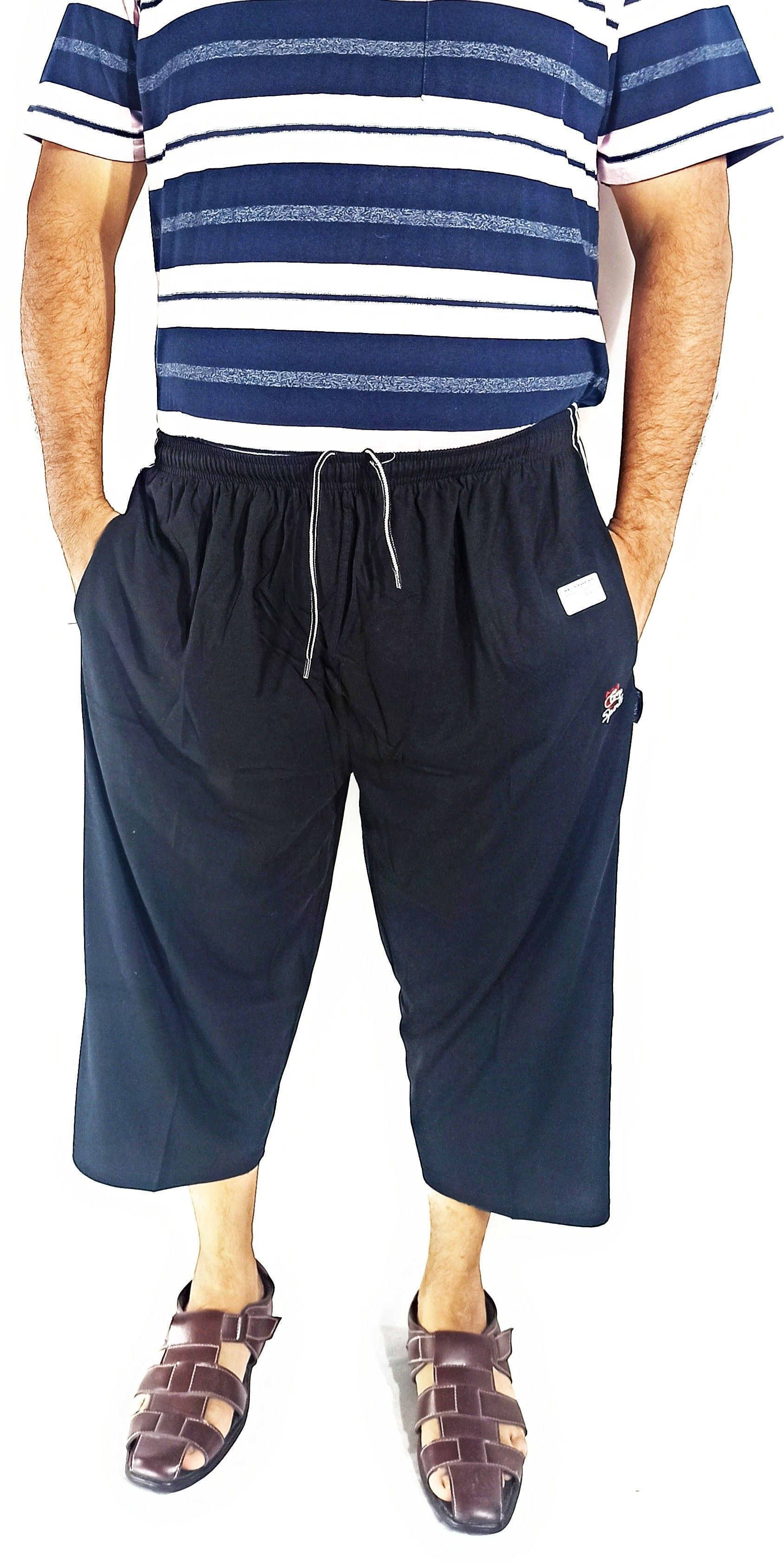 garima fashion Solid, Striped Men Three Fourths-picture-24