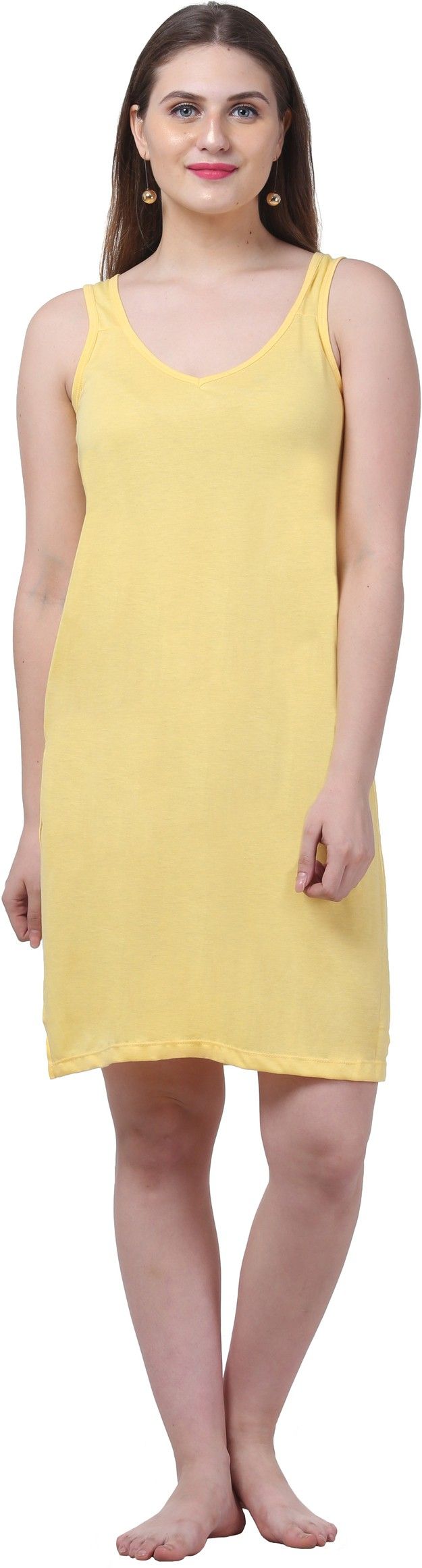 splash Women Yellow Chemise-picture-5