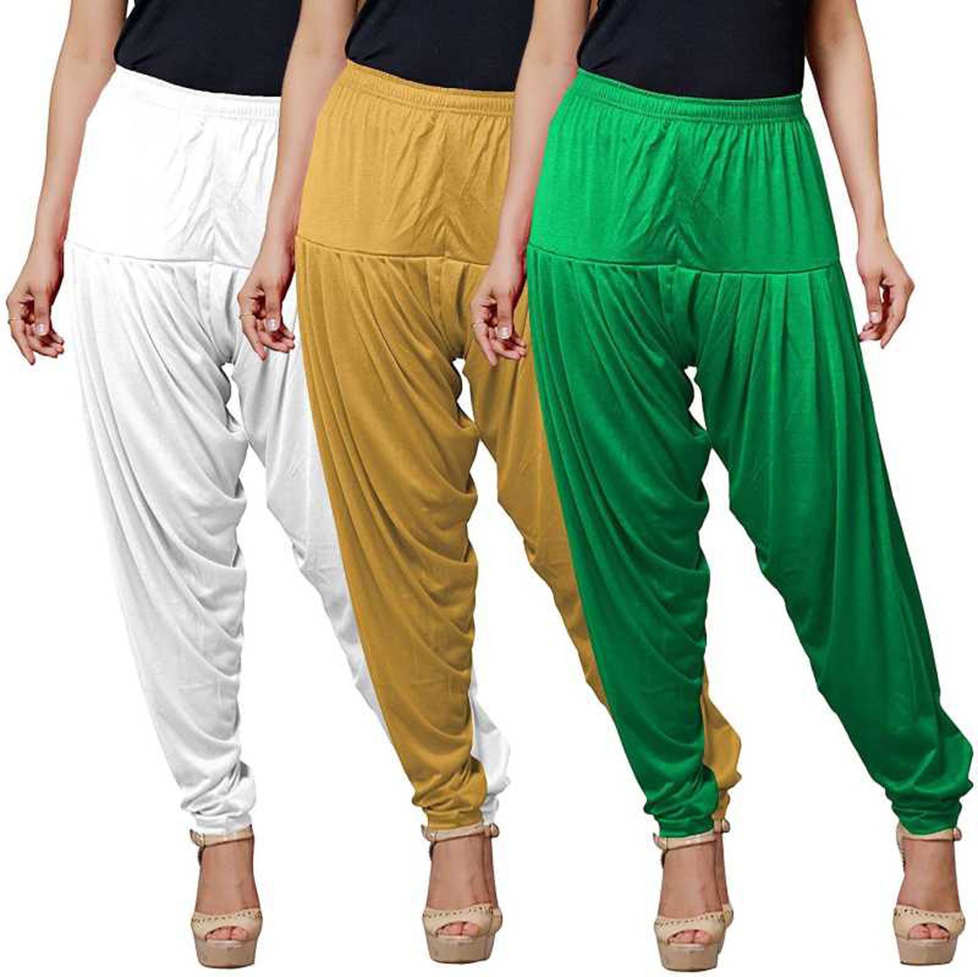 ikhlas Viscose Rayon Solid Patiala-picture-11