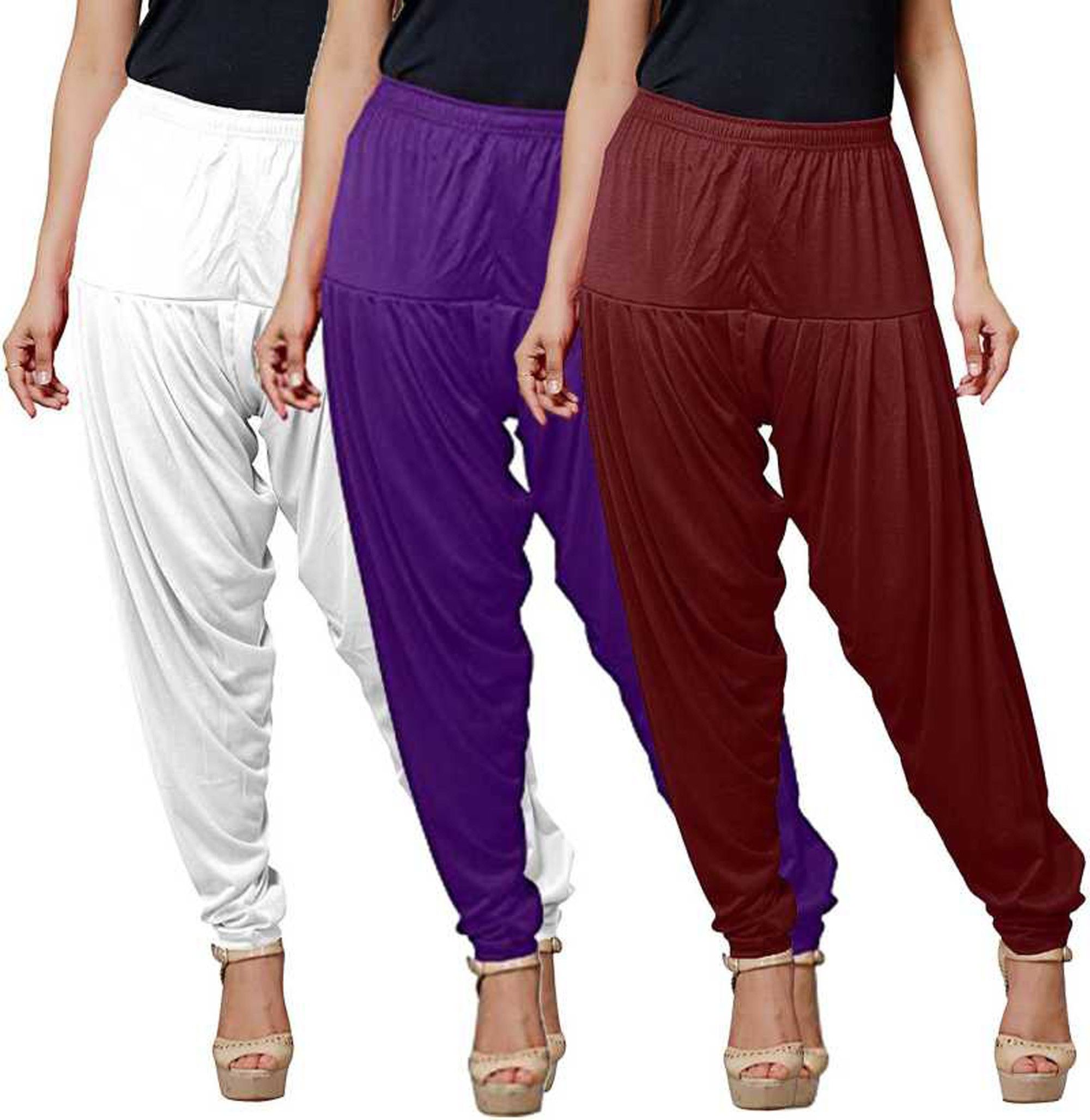 ikhlas Viscose Rayon Solid Patiala-picture-17